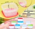 ARSUK Babynahrungsbehälter 120ml – Auslaufsichere Gefrierdosen für Beikost & Muttermilch – Bild 3