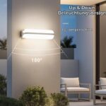 VivaLet LED Wandlampe 20W 2000LM IP65 – Up & Down Beleuchtung für Innen & Aussen – Bild 6