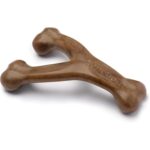 Benebone Wishbone Kauspielzeug L – Langlebiger Hundeknochen mit echtem Speck für aggressive Kauer