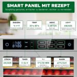 Kwasyo Dörrautomat 12 Etagen Edelstahl – 800W mit 6 Voreinstellungen & 24h Timer – Bild 5