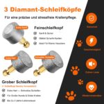 Wismika Krallenschleifer für Hunde & Katzen – Wiederaufladbar mit LED & 3 Geschwindigkeiten – Bild 5