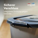 Rotho Archie Tierfutterbehälter 38l – Luftdichter Pet Food Container mit Rollen – Bild 4