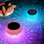 Solar-Poolbeleuchtung RGB+Kaltweiß – Schwimmende LED-Teichleuchte mit Fernbedienung & IP68 – Bild 7