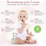 Sophie la Girafe Geburtsset – Naturkautschuk Spielzeug mit 2-in-1 Quietsch-Rassel für Neugeborene – Bild 3