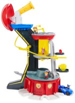 PAW PATROL Mighty Lookout Tower 84cm – Interaktives Hauptquartier mit 4 Figuren & Fahrzeug – Bild 8