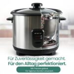 Emerio Reiskocher 1,5L mit Warmhaltefunktion – Automatischer Schongarer für perfekten Reis – Bild 7