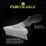 FURminator Harkenkamm für Hunde & Katzen – Entwirrer für dichtes Fell – Bild 3