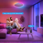 ToyGlee 36W LED Deckenleuchte Ø30cm Dimmbar – Smart RGBIC mit Alexa & Google Assistant – Bild 5