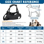 TUZHE Hundehebegeschirr XL – Tragehilfe für Senioren & verletzte Hunde – Bild 2
