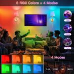 Ketom 2er Set Akku-Wandleuchte Gold – LED Dimmbar mit Fernbedienung & RGB – Bild 4