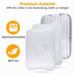 Nictemaw 400W Dörrautomat mit 8 Etagen & 72h Timer – Temperaturregelung 35–70°C – Bild 6