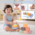 Dazhshun 6-in-1 Montessori Spielzeug ab 6 Monate – Motorikspielzeug für Babys & Kleinkinder – Bild 6