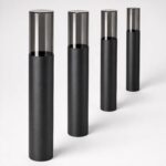 SSC-LUXon 4er Set VARDA Wegeleuchte 50cm schwarz – Designerleuchte für Garten & Wege