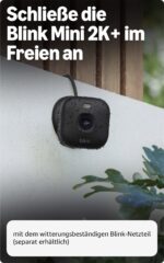 Blink Mini 2K+ Überwachungskamera – 2K-Videoauflösung, Farbzoom & Alexa-Integration – Bild 5