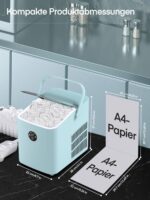 FOHERE Eiswürfelmaschine 14 kg – Kompakter Ice Maker mit 2 Grössen & Selbstreinigung – Bild 5