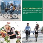 ANZOME Hundekorb Fahrrad Vorne mit Sicherheitsgurt – Transportkorb für kleine Haustiere – Bild 2