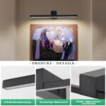 ECOBRT LED-Spiegelleuchte 40cm – 960 Lumen Badbeleuchtung mit Neutrallicht 4000K – Bild 5