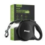 Pecute Rollleine 8m mit LED-Licht – Ausziehbare Hundeleine für Grosse Hunde bis 50 kg