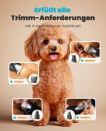 oneisall 4in1 Hundeschermaschine mit LED-Licht – Leise Fellpflege für Hunde & Katzen – Bild 4