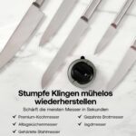 AnySharp Evo Messerschärfer mit PowerGrip Saugnapf – Wolframkarbid-Schärfsystem für Küchenmesser – Bild 5