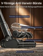OXVAC Akku Staubsauger 58KPa & 70Min Laufzeit – Kabellos mit Smart Display & Wandladestation – Bild 5