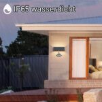 Coinmit 30W Aussenwandleuchte mit Bewegungsmelder – IP65 LED Wandlampe anthrazit – Bild 2