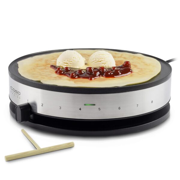 CASO CM 1300 Crêpes Maker – Testsieger mit 33cm Bratfläche & Antihaftbeschichtung