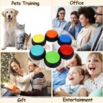 OFVENS Aufnahmebuzzer Set mit 30 Sekunden Aufnahme – Intelligenzspielzeug für Hundetraining – Bild 7