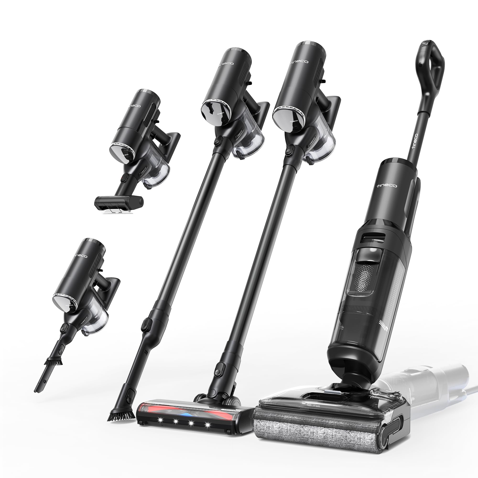 Tineco FLOOR ONE S7 Stretch – 5-in-1 Nass-Trockensauger mit SwitchPro-Motor & FlashDry