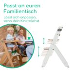 Bebeconfort Timba 2 Hochstuhl mit Kissen – Mitwachsender Holzhochstuhl ab 6 Monaten bis 110 kg – Bild 6