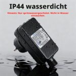 Lam(MS)pen LED-Netzteil 12V 2A 24W – IP44 Wasserdicht Gartenbeleuchtung – Bild 4