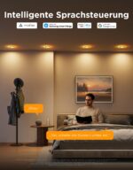 Govee Smart Einbaustrahler LED 4er Set – 900lm RGBWW Deckenleuchte mit Matter & Alexa – Bild 5