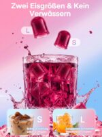 FOHERE Eiswürfelmaschine – Aromatisierte Bullet-Eiskristalle in 5 Minuten für Küche & Camping – Bild 4