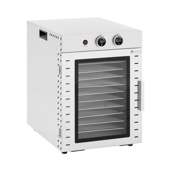 Royal Catering Dörrautomat 1000 W – 12 Etagen Edelstahl Dehydrator für Profi-Nutzung