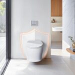 Pipishell WC-Sitz mit Absenkautomatik & Quick-Release – O-Form Toilettensitz Weiss – Bild 2