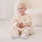 MIKAFEN Baby-Winterschlafsack mit Beinen & abnehmbaren Ärmeln – 100% Baumwolle, 3.5 tog – Bild 2