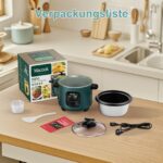 Macook Mini Reiskocher 0,6 L – 1-Tasten-Automatik für 1–3 Personen – Bild 9