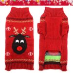 ABRRLO Weihnachtspullover für Hunde XXL – Warmer Strickpullover mit festlichem Design – Bild 3