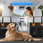 HikeSeptPals Hundedecke Auto Rückbank 131x62cm – Rutschfest & Kratzfest für Hunde bis 180kg – Bild 4