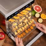 KLAMER Premium Dörrautomat XL 700W – Professionelles Dörrgerät mit 8 Edelstahl-Fächern – Bild 4