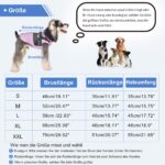 Lairle Hundemantel Winter mit integriertem Geschirr – Wärmejacke für kleine & mittlere Hunde – Bild 5