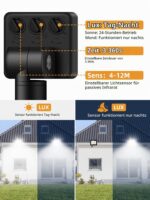 Litglobe 50W LED Strahler mit Bewegungsmelder – 5000 Lumen Flutlicht IP66 für Aussen – Bild 2
