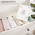 Bearmoss Einschlagdecke 90x90 cm – Universal Babydecke mit Kapuze für Babyschale & Kinderwagen – Bild 6