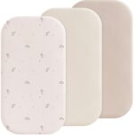 Susurration Baby Spannbettlaken 3er Set 50x90 cm – Atmungsaktive Mikrofaser für Kinderbett & Kinderwagen