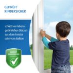 Reer WinLock Fenstersicherung für Balkontüren – Kindersichere Verriegelung, 3 Stück – Bild 2