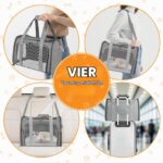 NVIYAM Transporttasche 45x30x30 cm – Faltbar & Atmungsaktiv für Katzen & kleine Hunde – Bild 6