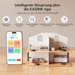 EASINE E20 Saugroboter mit LiDAR-Navigation & 10000Pa Saugkraft – Intelligente Reinigung für Teppich & Tierhaare – Bild 5