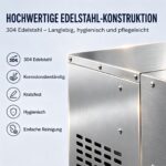 OUKANING Schneeflocken-Eisbereiter 60kg/Tag – Kommerzielle Eismaschine Edelstahl für Cafés – Bild 6