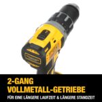 DEWALT XR 18V Akku-Bohrschrauber mit Bürstenlosem Motor – 70Nm, Kompakt & Set mit 2 Akkus – Bild 7