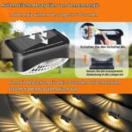 Bzavor 12er Set Solarleuchten für Aussen – IP65 Wasserdichte Gartenbeleuchtung mit Automatik – Bild 4
